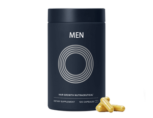 Nutrafol Men's Hair Growth Supplements, Clinically Tested for Visibly Thicker Hair and Scalp Coverage, Dermatologist Recommended - 1 Month Supply