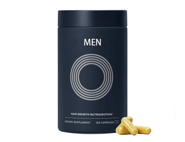 Nutrafol Men's Hair Growth Supplements, Clinically Tested for Visibly Thicker Hair and Scalp Coverage, Dermatologist Recommended - 1 Month Supply