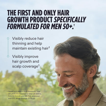 Nutrafol Men's Hair Growth Supplements, Clinically Tested for Visibly Thicker Hair and Scalp Coverage, Dermatologist Recommended - 1 Month Supply